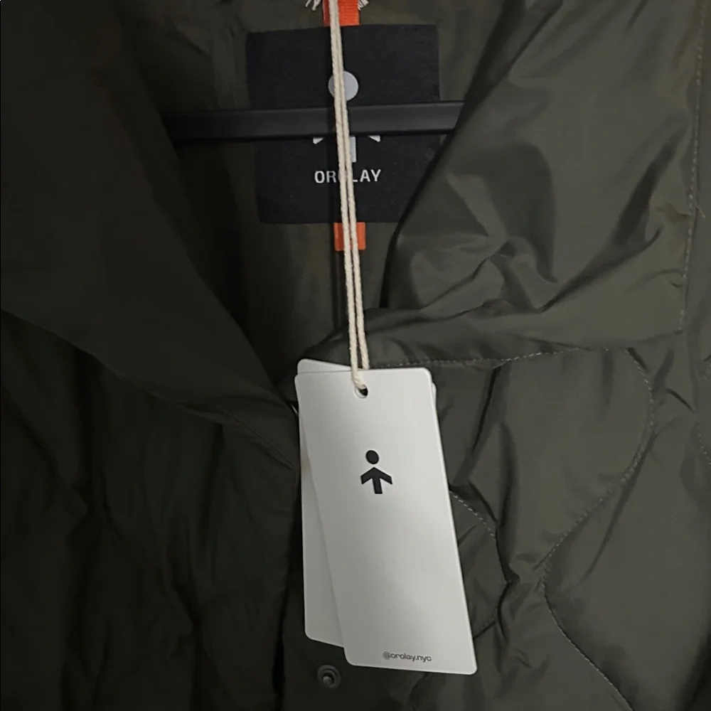 Oversized Quilted Lightweight Down Puffer Jacket - Picture 8 of 8